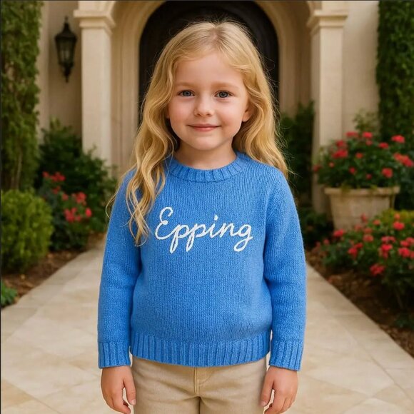 NWT Duffield Lane Kids Heirloom Cotton Casual Crew Neck Epping Sweater - Picture 3 of 16
